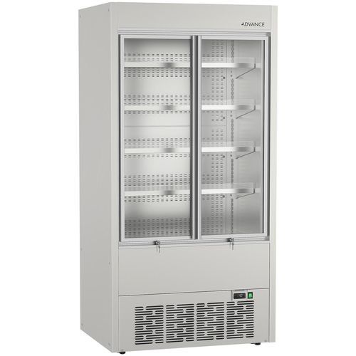 Upright refrigerated display case - ADVANCE MD K 100 SW KG E - Hoshizaki - shelf / for shop / for commercial kitchen