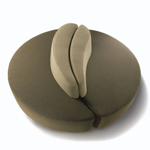 Modular upholstered bench - HELIS - INVENTA contract - contemporary / fabric / polypropylene