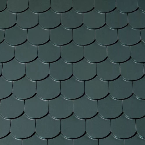 Flat roof tile - BIBER - TERREAL - metal / small
