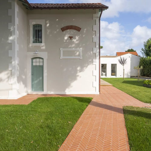 Clay paver - TERREAL - outdoor / indoor / patio