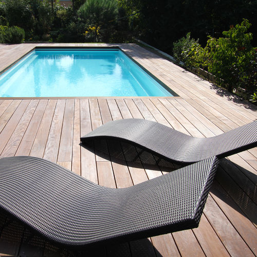 One-piece swimming pool - CARRÉ LINE - Starline - outdoor / in-ground / polyester