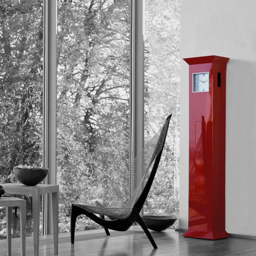 Contemporary clock - AVANTGARDE M - ZEITCRAFT - floor-standing / analog / for office