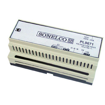 DIN rail interface module - PL9671 - Sonelco - telecommunications / telephone network modem