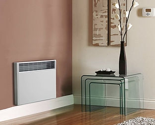 Electric storage heater - CRYSTAL - Lucht LHZ Elektroheizung GmbH & Co. KG - contemporary / stainless steel / wall-mounted