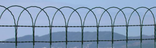 galvanised wire fencing