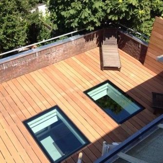Glazing rooflight - Glazing Vision - flat roof / with skylight frame / glass
