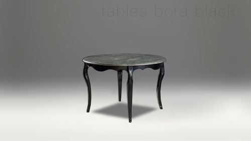 Traditional dining table - BORA - APULIA HOME DECOR - wooden / marble / home