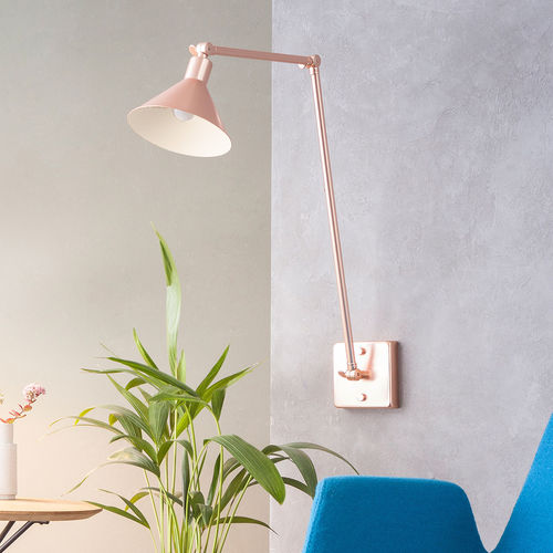 Contemporary wall light - Factory W2 - LUZ DIFUSION - indoor / metal / conical
