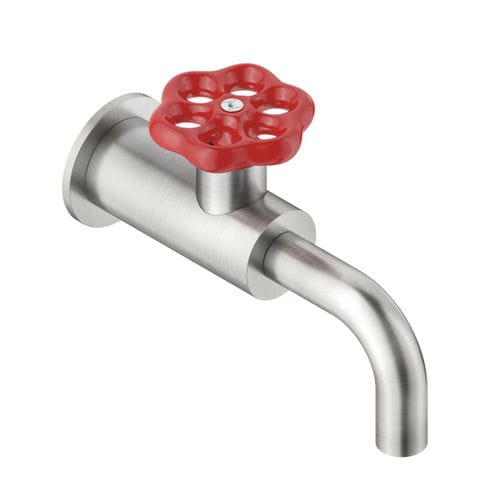 Wall-mounted mixer tap - VOX25310Z - Neve rubinetterie - for surface / stainless steel / outdoor