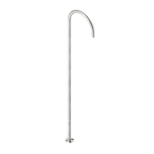 Stainless steel washbasin spout - DOX110A - Neve rubinetterie - floor-mounted / black / gold finish
