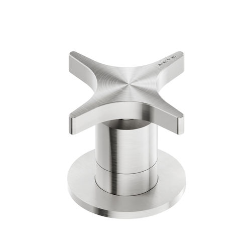 Washbasin mixer tap - VOX19NAZ - Neve rubinetterie - countertop / stainless steel / brushed stainless steel