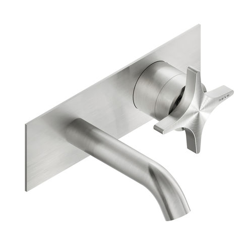 Washbasin mixer tap - VOX7938CSSZ - Neve rubinetterie - built-in / stainless steel / brushed stainless steel