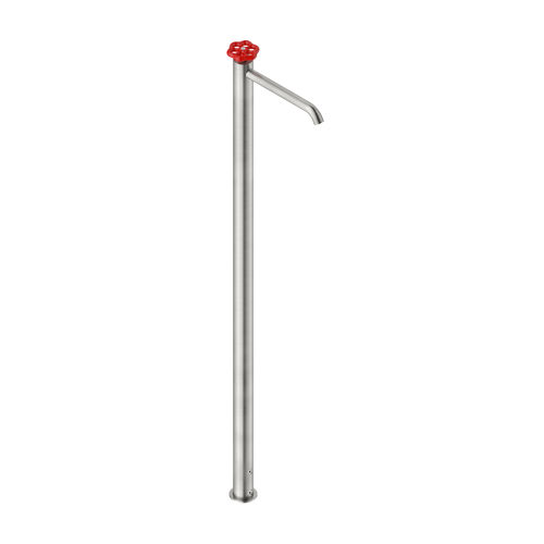 Floor mixer tap - VOX4938SSZ - Neve rubinetterie - for washbasin / stainless steel / bathroom