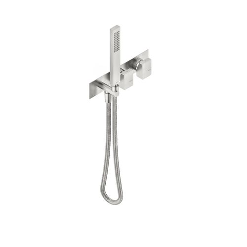 Wall-mounted shower set - NX2543SC - Neve rubinetterie - contemporary / with speaker / with hand shower