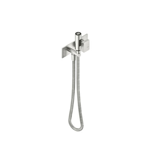 Toilet hand shower - ONX1G3IDR - Neve rubinetterie - cylindrical / stainless steel / stainless steel