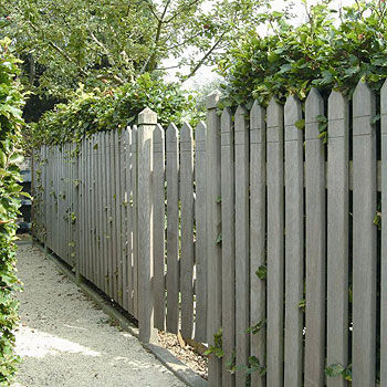 Fence with bars - RIO - Collstrop Garden - garden / wooden / traditional