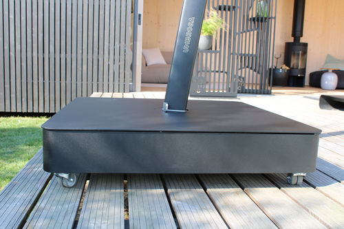 Aluminum patio umbrella base - Umbrosa