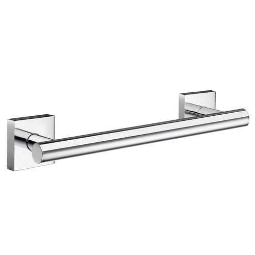 Chrome-plated brass grab bar - H0861016 - HEXOTOL - straight / wall-mounted / for hotel