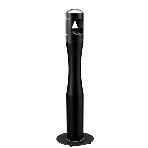 Pedestal ashtray - H0593062 - HEXOTOL - steel / stainless steel / plastic