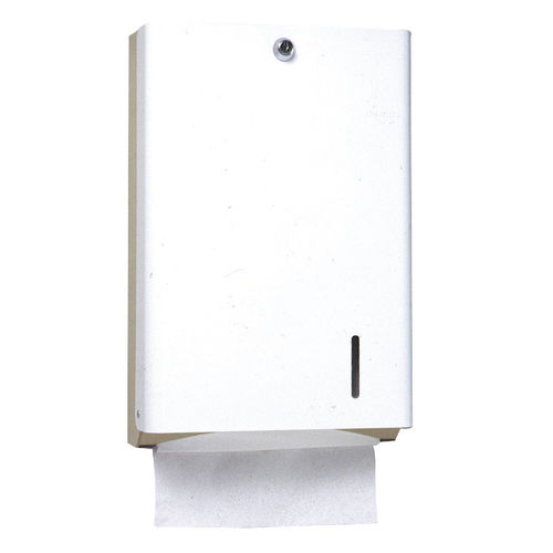 Wall-mounted paper towel dispenser - DEM 1136 - HEXOTOL - stainless steel / commercial