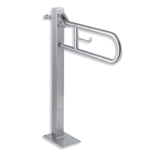 Stainless steel grab bar - BGC710CS - HEXOTOL - U-shaped / wall-mounted / floor-mounted