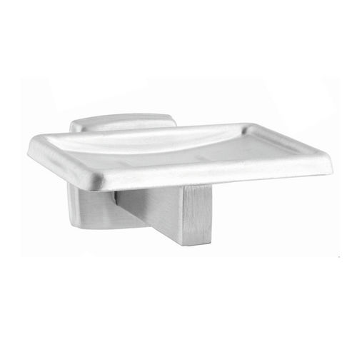 Wall-mounted soap dish - H0492813 - HEXOTOL - stainless steel / for hotel