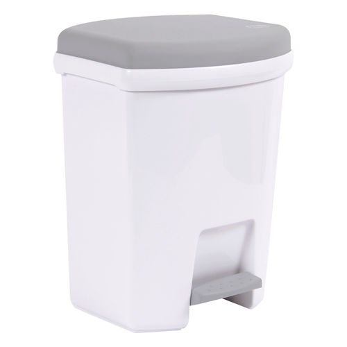 Kitchen trash can - H0592101 - HEXOTOL - metal / ABS / with lid