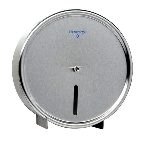 Wall-mounted toilet paper dispenser - PM 268/2 - HEXOTOL - stainless steel / commercial