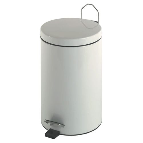 Hygienic trash can - H0385201 - HEXOTOL - steel / plastic / pedal