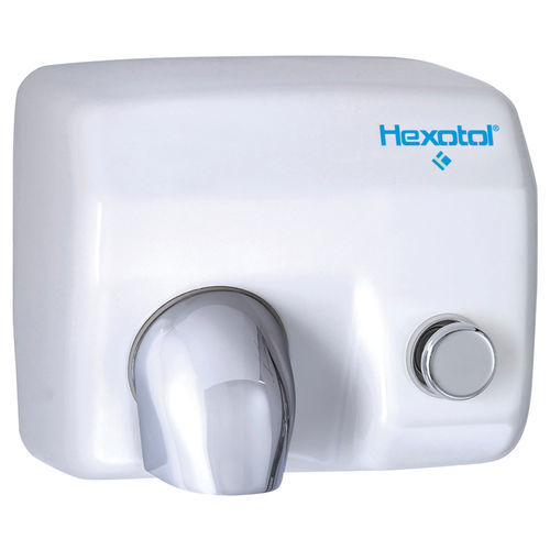 Push-button hand dryer - A165 - HEXOTOL - wall-mounted / steel / epoxy
