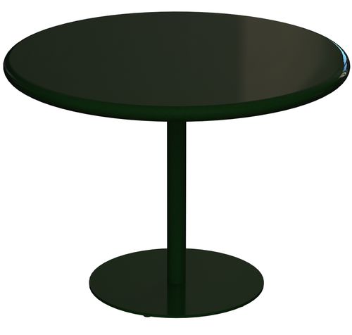 Contemporary bistro table - CAFÉ  - Madrax/Thomas Steele - perforated sheet metal / powder-coated steel / stainless steel