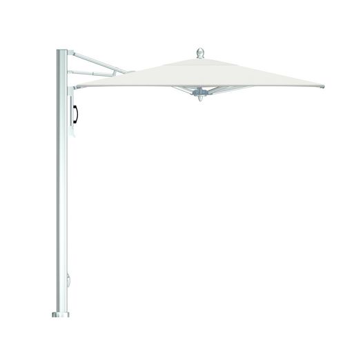 Square parasol - CANTILEVER - Madrax/Thomas Steele - side post / telescopic / aluminum