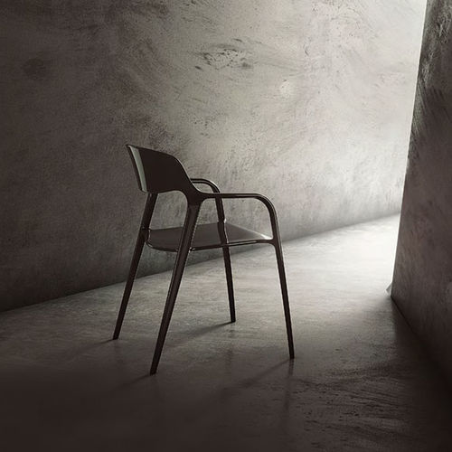 Contemporary chair - KARBON - Actiu - outdoor / indoor / carbon