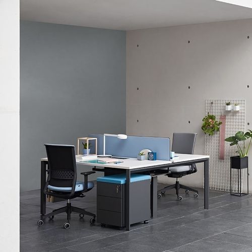 Free-standing desk - VITAL PLUS  - Actiu - 2 person / contemporary / aluminum