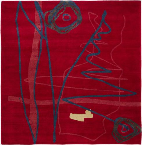 Contemporary rug - SÉRIE - Galerie Diurne - patterned / wool / silk