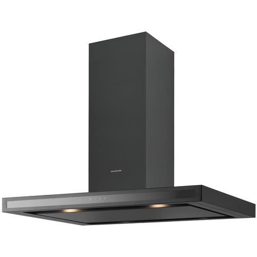 Island range hood - 4113 Venezia Isola - Silverline - with built-in lighting / class A / black