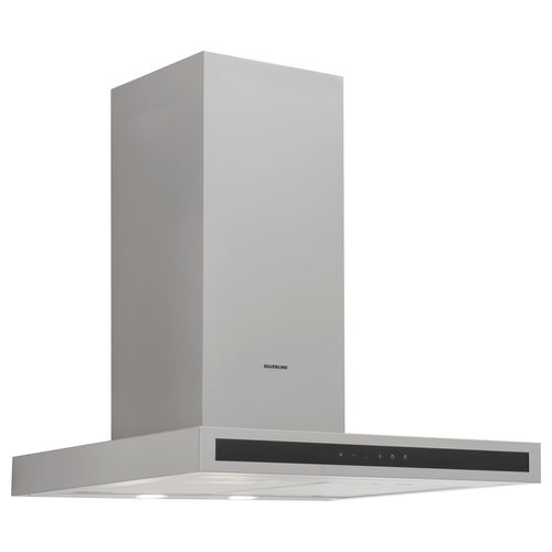 Wall-mounted range hood - 3173 Quadro - Silverline - with built-in lighting
