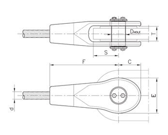 Tensile structure connector - TTF - Redaelli