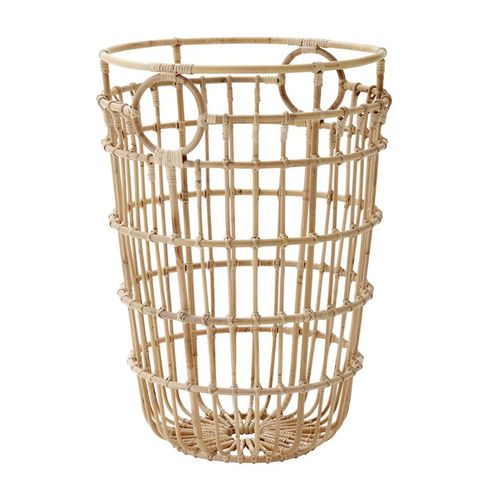 rattan laundry basket