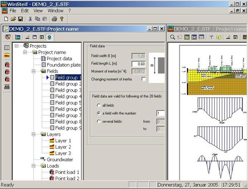 Special foundation calculation software - WINSTEIF - IDAT GmbH - for concrete structures