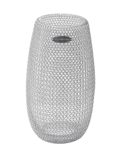 Contemporary vase - AQUA - LE LABO DESIGN - glass / stainless steel