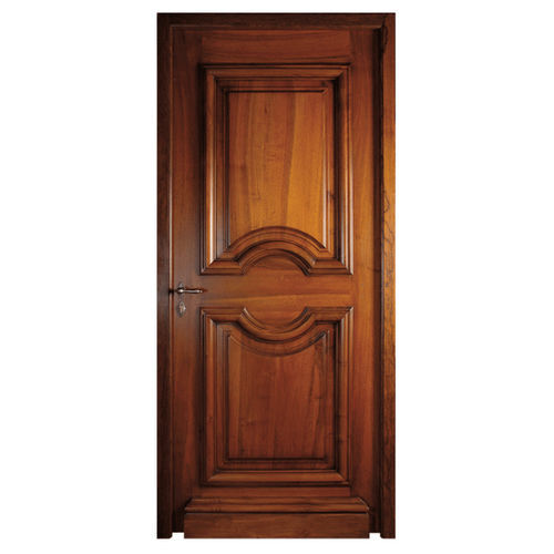 Interior door - AIXOISE - ATELIER BERTOLI  Design Production - oak / walnut / swing