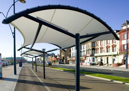 Public space fabric shelter - CLASSROOM - Fabric Architecture