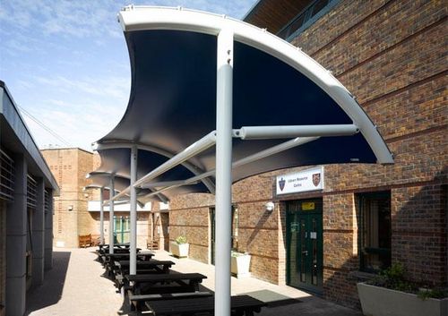 Public space fabric shelter - FORT - Fabric Architecture
