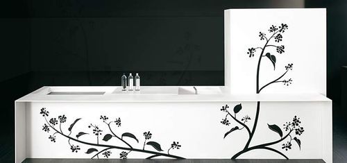 Furniture decorative panel - BLACK PEPPER - Dupont Building and Construction - Solid Surface / solid wood / smooth