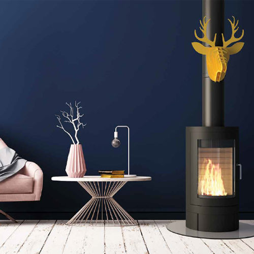 Metal smoke flue - REGUL'ART  - CHEMINEES POUJOULAT - complete system