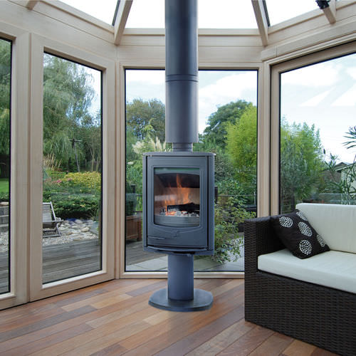 Metal smoke flue - EFFICIENCE - CHEMINEES POUJOULAT - complete system