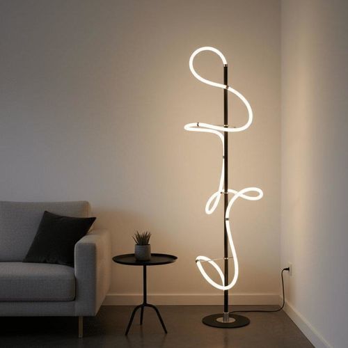Floor-standing lamp - INFINITY - TEKNI-LED - metal / contemporary / corded