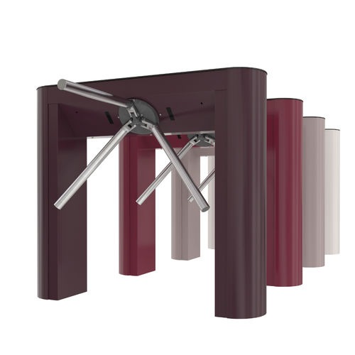 Tripod turnstile - BAR One  - COMINFO - half-height / stainless steel / for access control