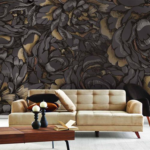 Contemporary wallpaper - PIVOINE PV8258 - LGD01 décor mural sur mesure - nature pattern / floral / panoramic